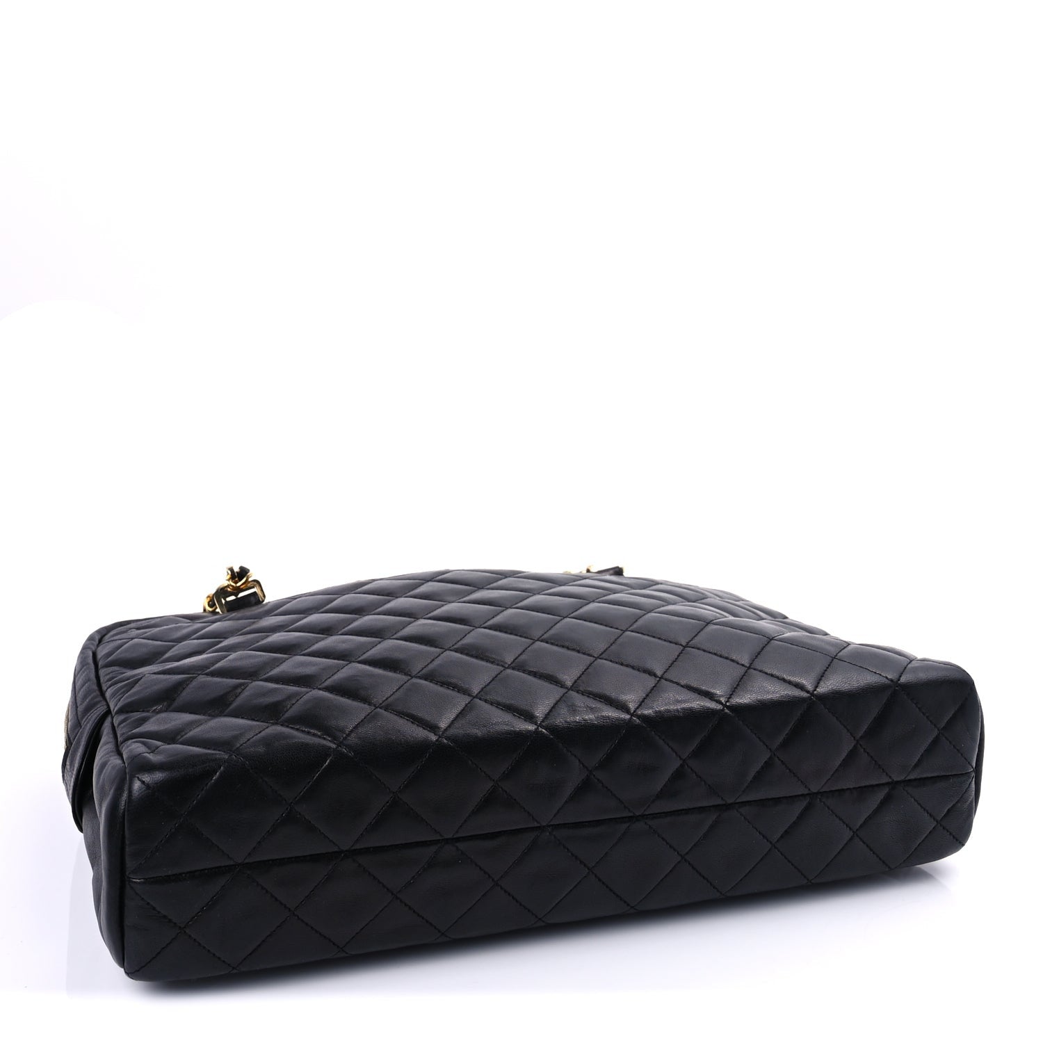 Chanel Lambskin Quilted Large Camera Case  Black 3 of 8