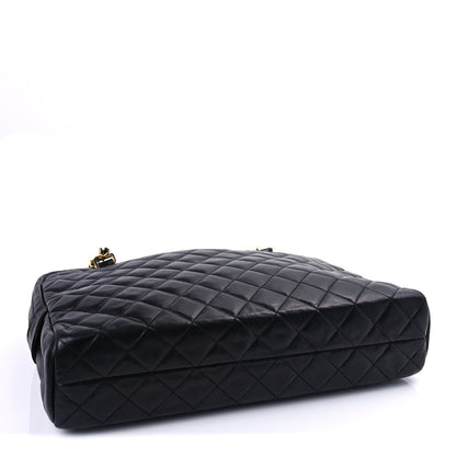 Chanel Lambskin Quilted Large Camera Case  Black 3 of 8