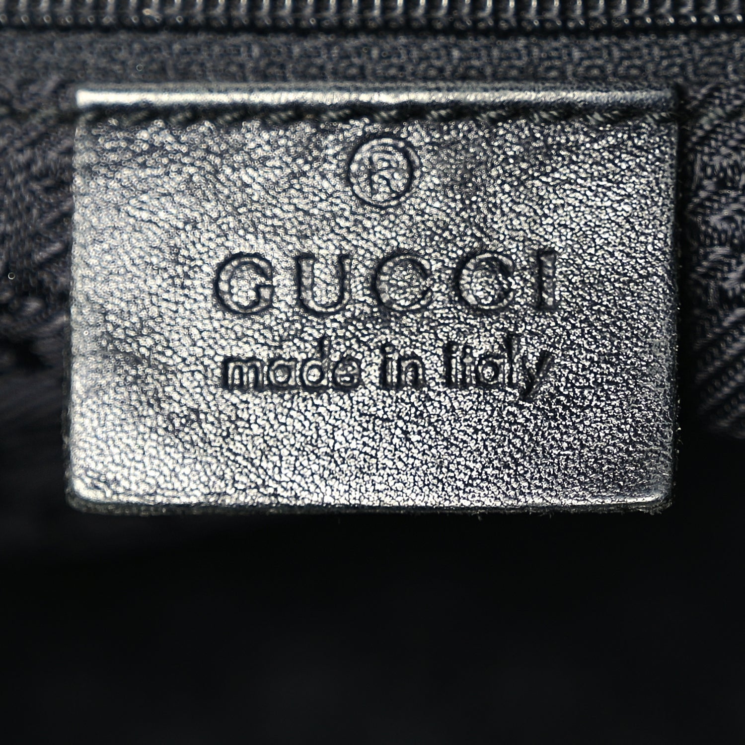 Gucci Calfskin Bamboo Shoulder Bag Black 5 of 9