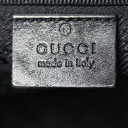 Gucci Calfskin Bamboo Shoulder Bag Black 5 of 9