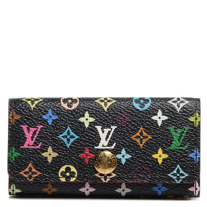 Louis Vuitton Monogram Multicolor Multicles 4 Key Holder Black 1 of 7