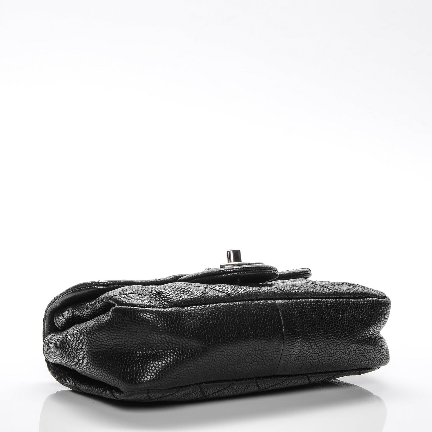 Caviar Quilted Mini Simply CC Flap Black