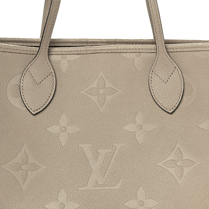 Louis Vuitton Empreinte Monogram Giant Neverfull MM Tourterelle 6 of 8