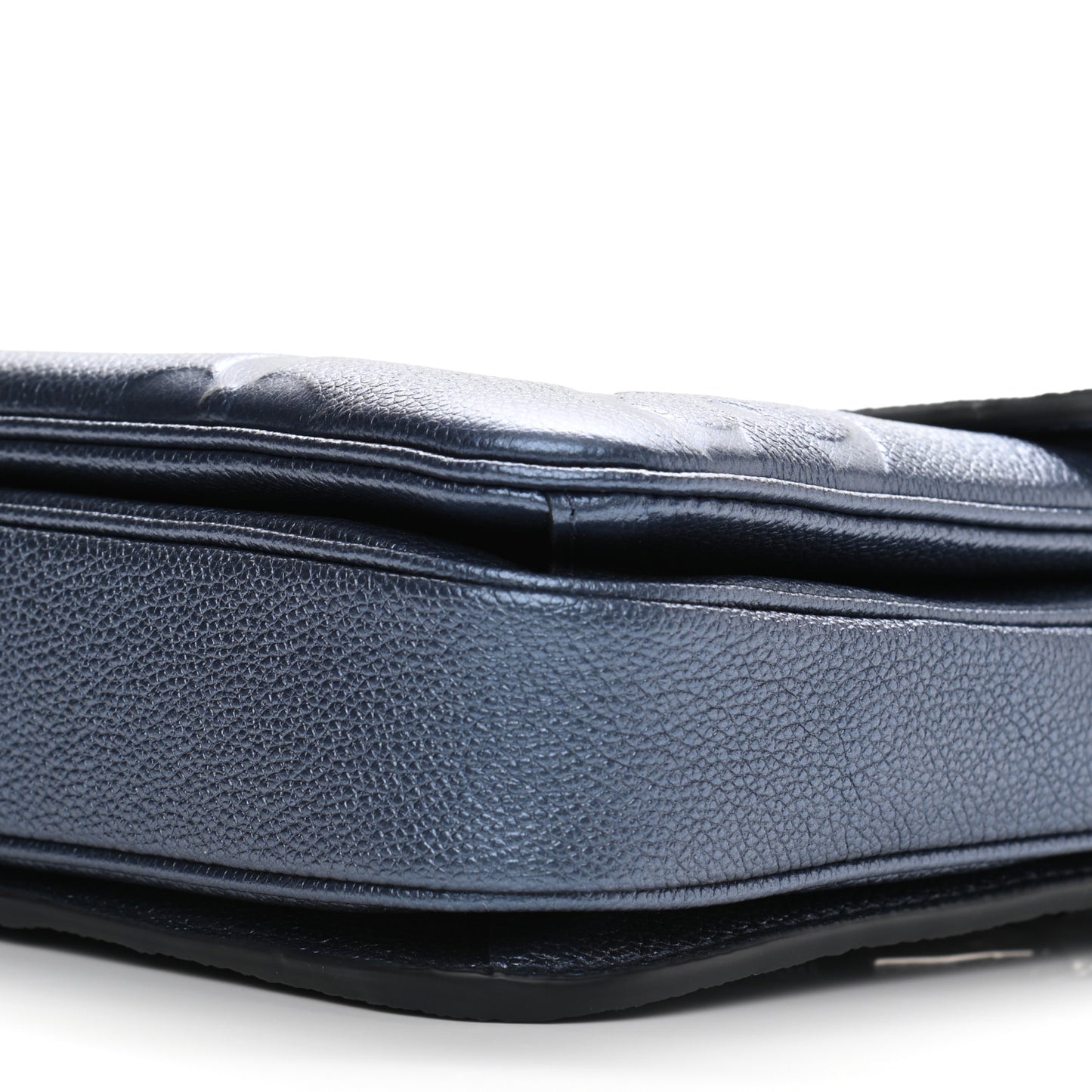 Metallic Empreinte Monogram Giant Pochette Metis Navy Nacre