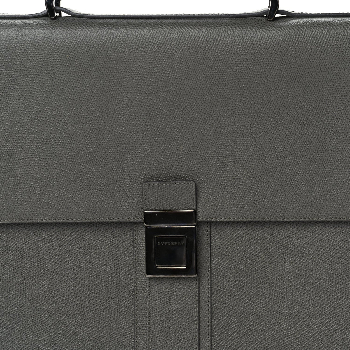 London Calfskin Blackford Briefcase Grey