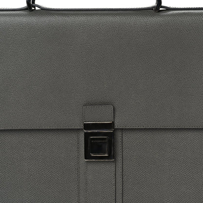 Burberry London Calfskin Blackford Briefcase Grey 6 of 8