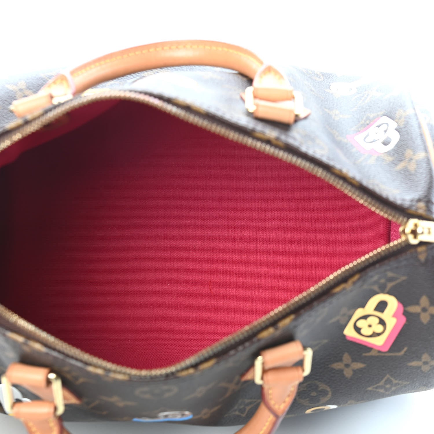 Louis Vuitton Monogram Love Lock Speedy Bandouliere 30 5 of 11