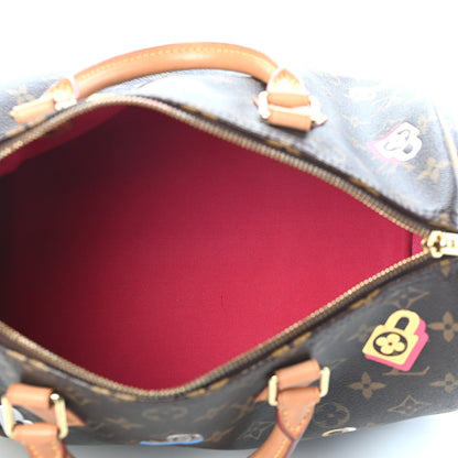 Louis Vuitton Monogram Love Lock Speedy Bandouliere 30 5 of 11
