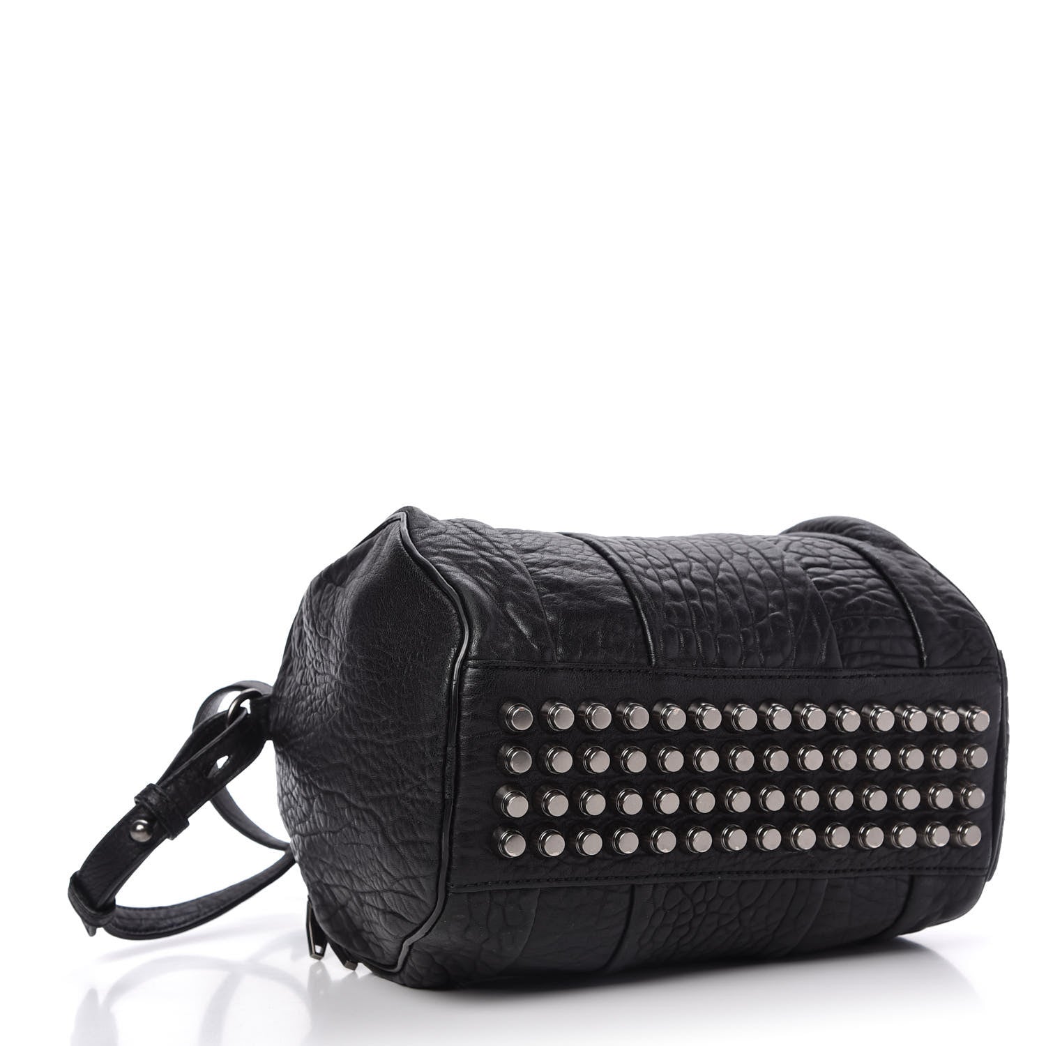 Alexander Wang Pebbled Lambskin Rockie Rhodium Black Hardware 4 of 9