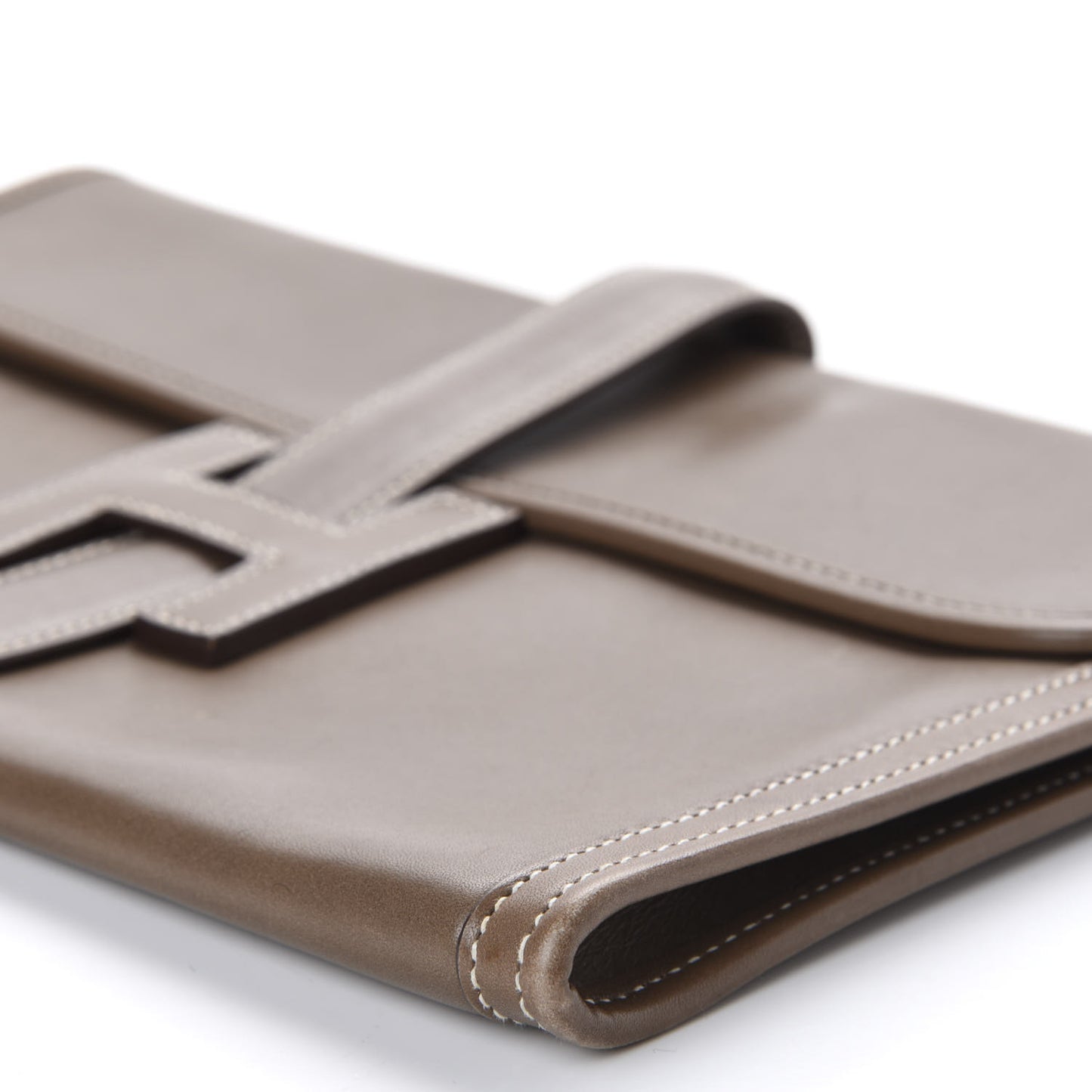 Box Jige PM Clutch Etoupe