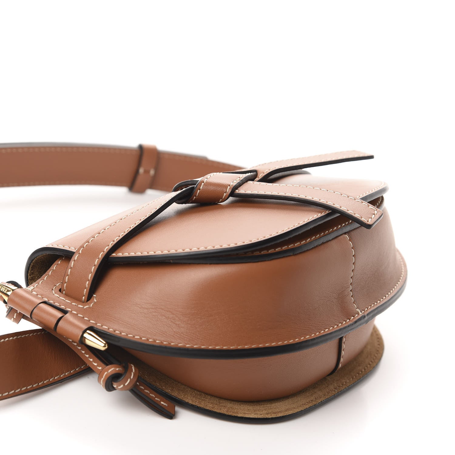 Loewe Calfskin Mini Gate Belt Bag Tan 4 of 10