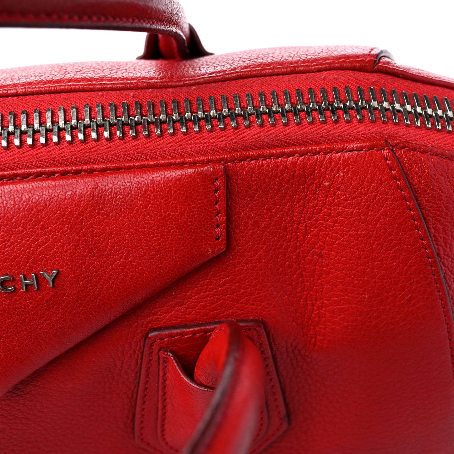 Sugar Goatskin Medium Antigona Red