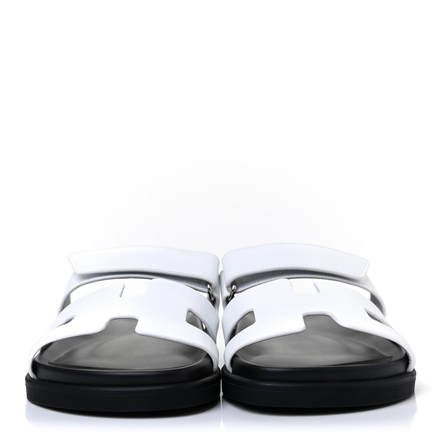 Calfskin Womens Chypre Sandals 40 White