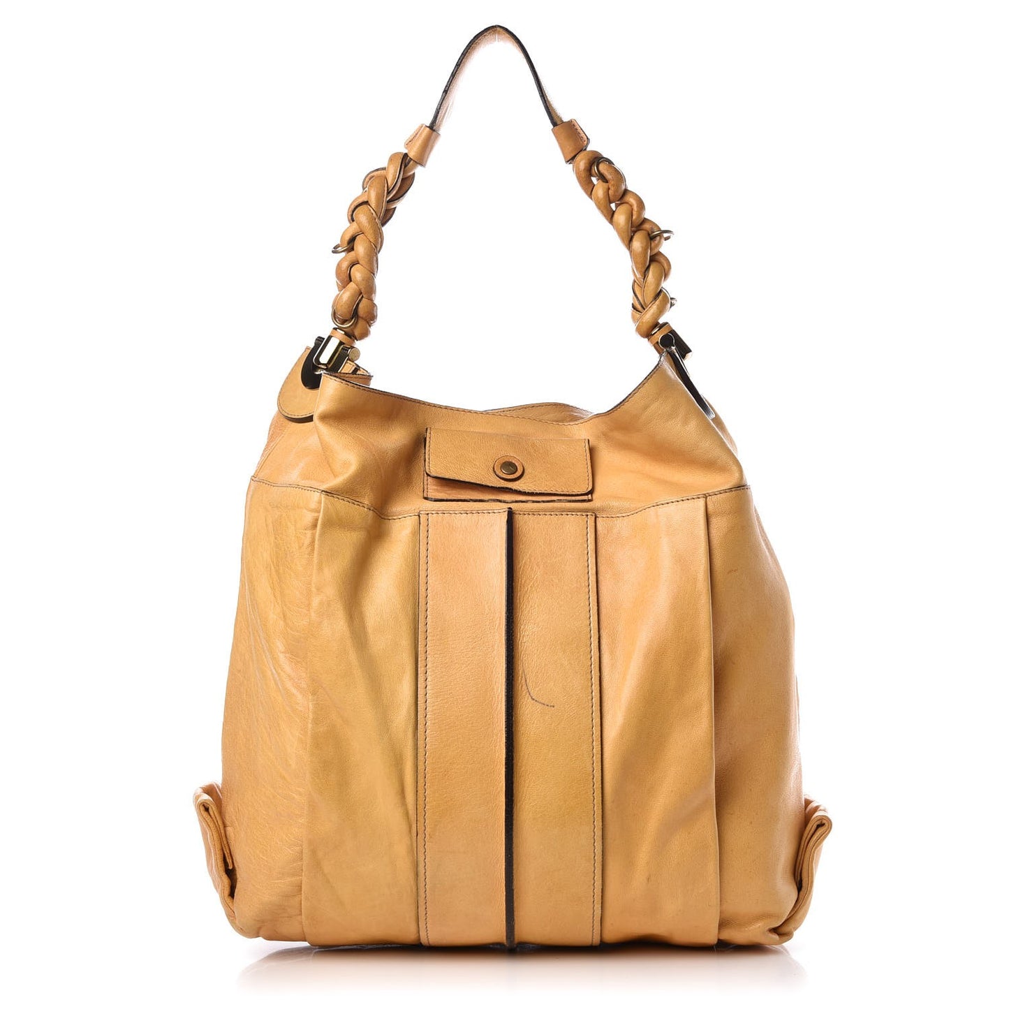 Lambskin Heloise Hobo Beige