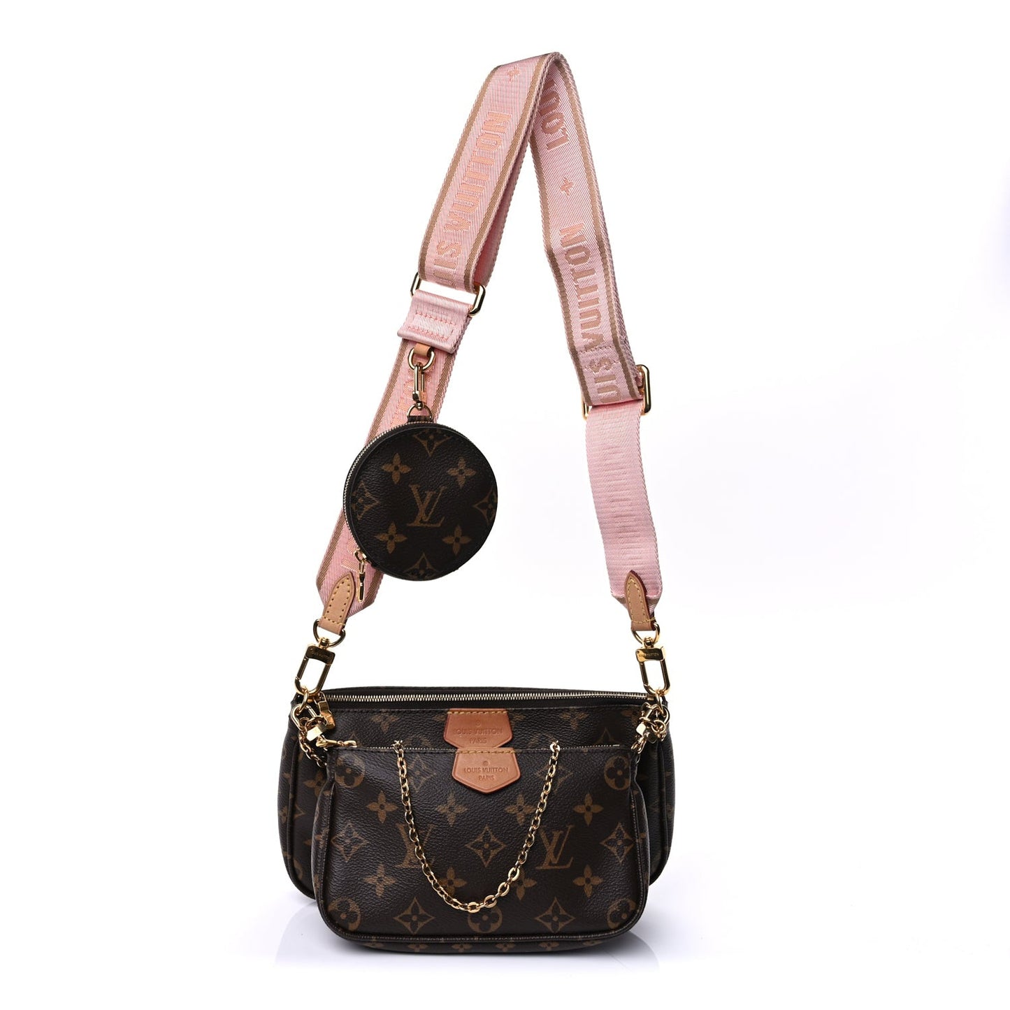 Monogram Multi Pochette Accessories Rose Clair Rose Clair
