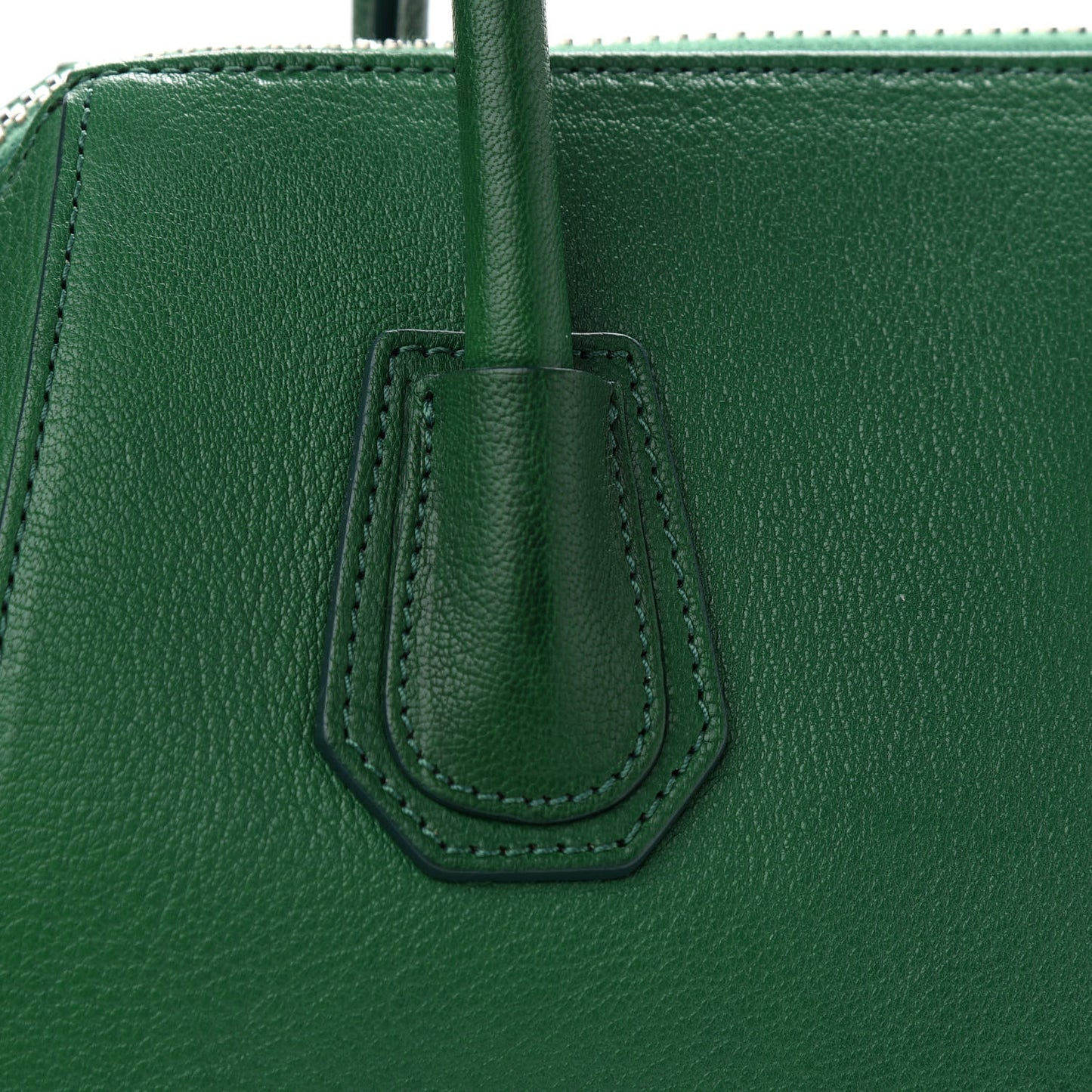 Sugar Goatskin Small Antigona Emerald