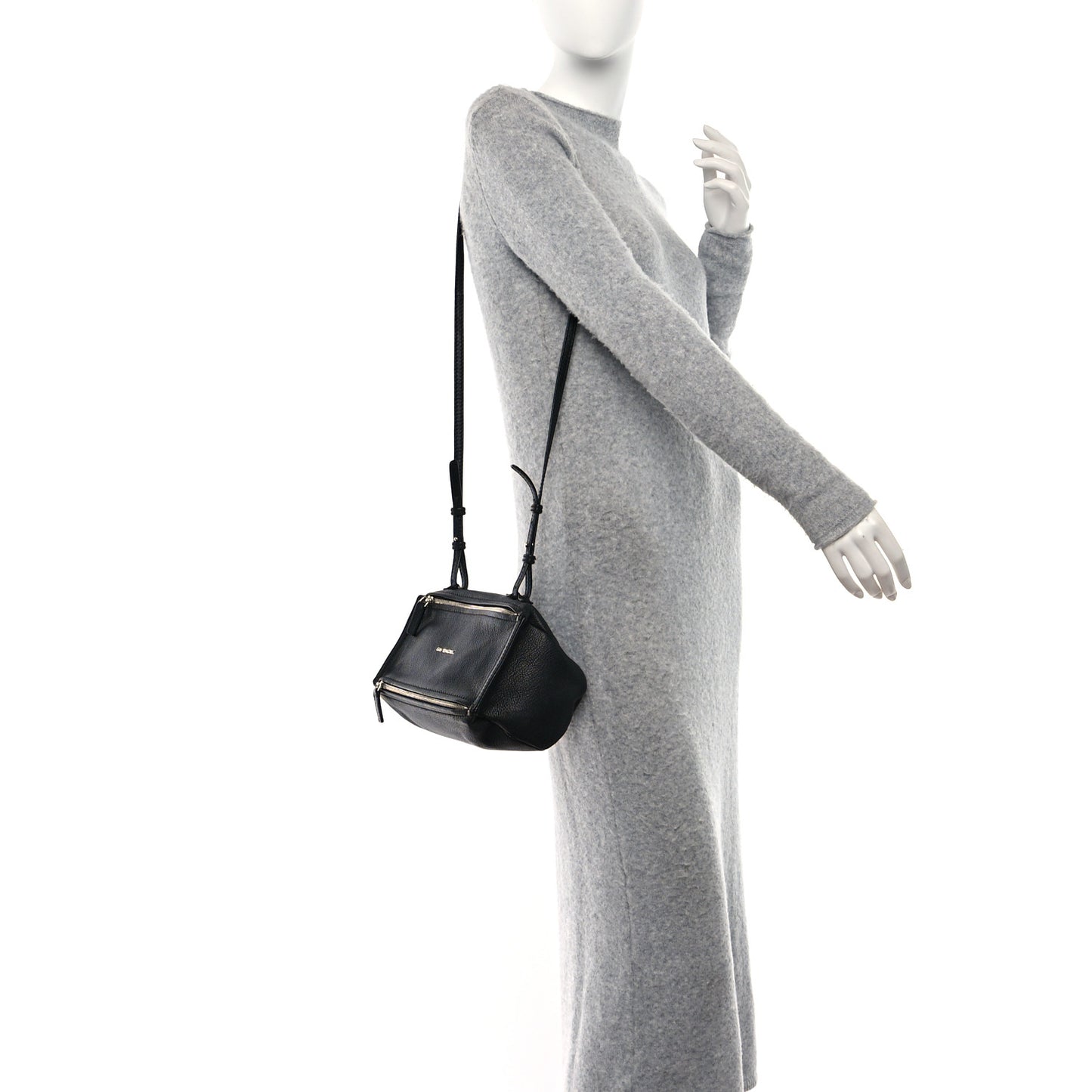 Sugar Goatskin Mini Pandora Black