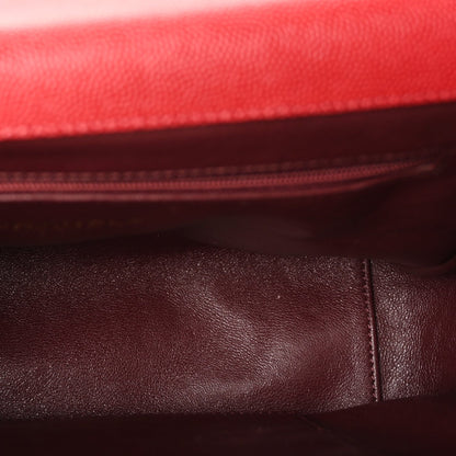 Chanel Caviar Quilted Large Business Affinity Flap  Red 4 of 9
