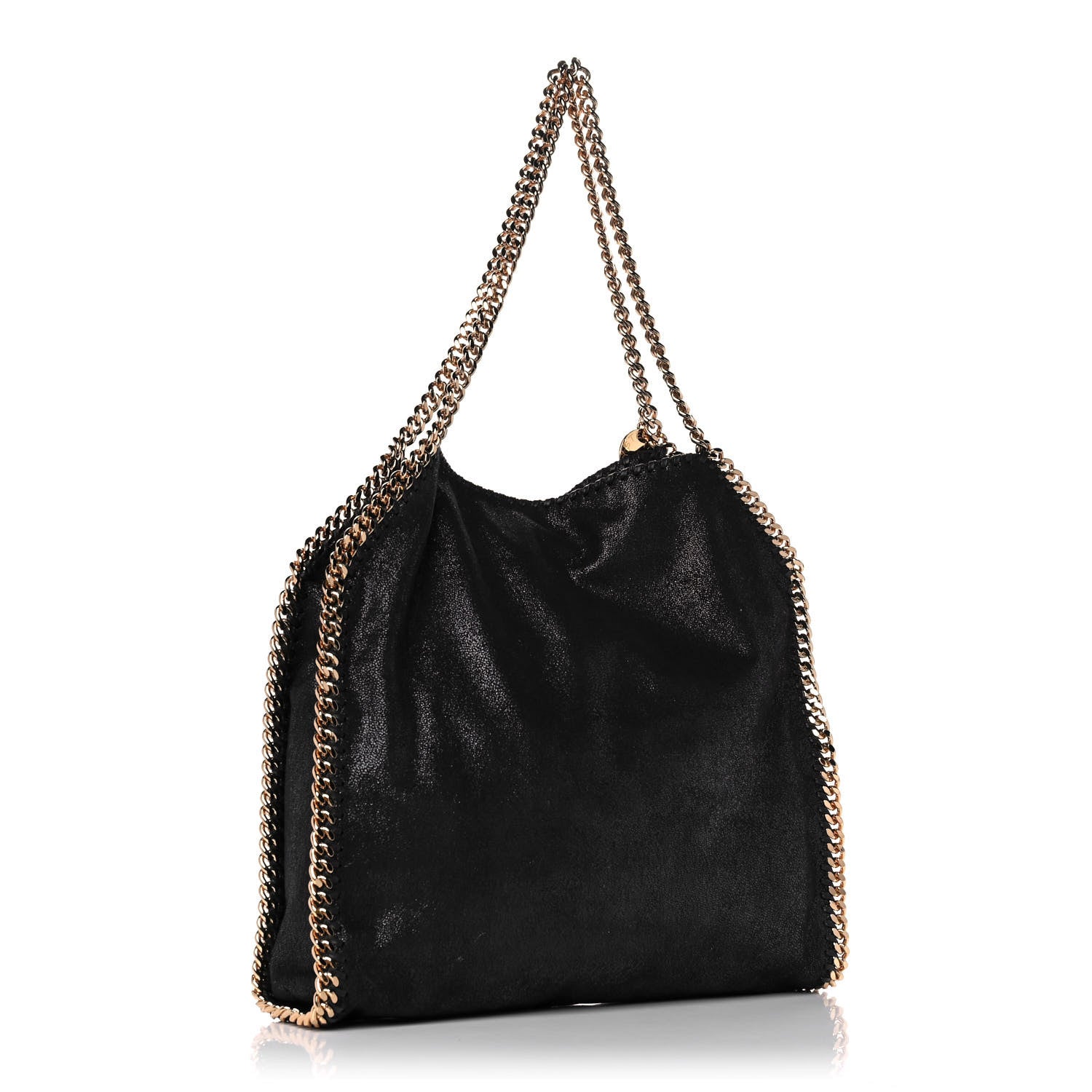 Stella McCartney Shaggy Deer Small Falabella Tote Black 2 of 9