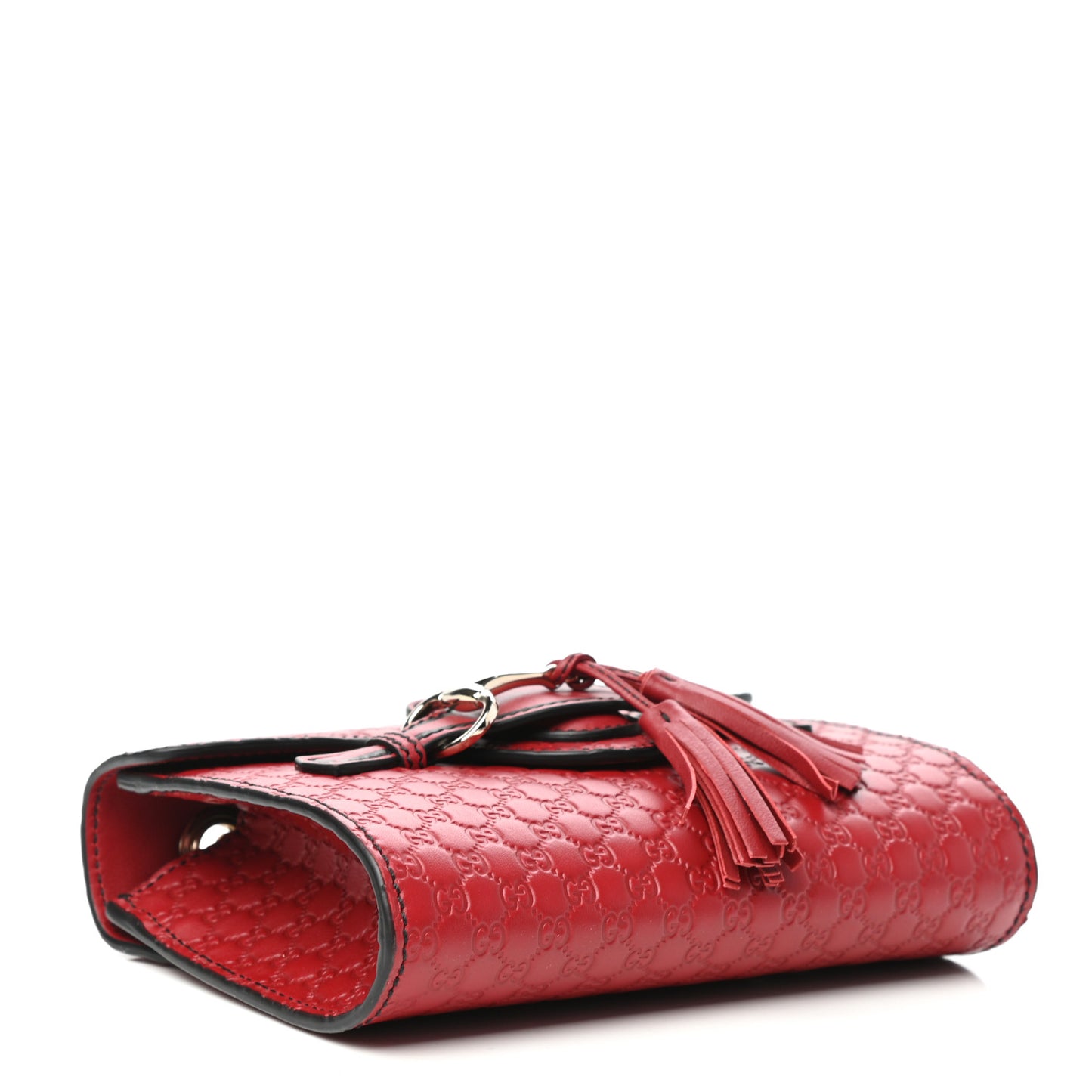 Soft Microguccissima Mini Emily Chain Shoulder Bag Rosso