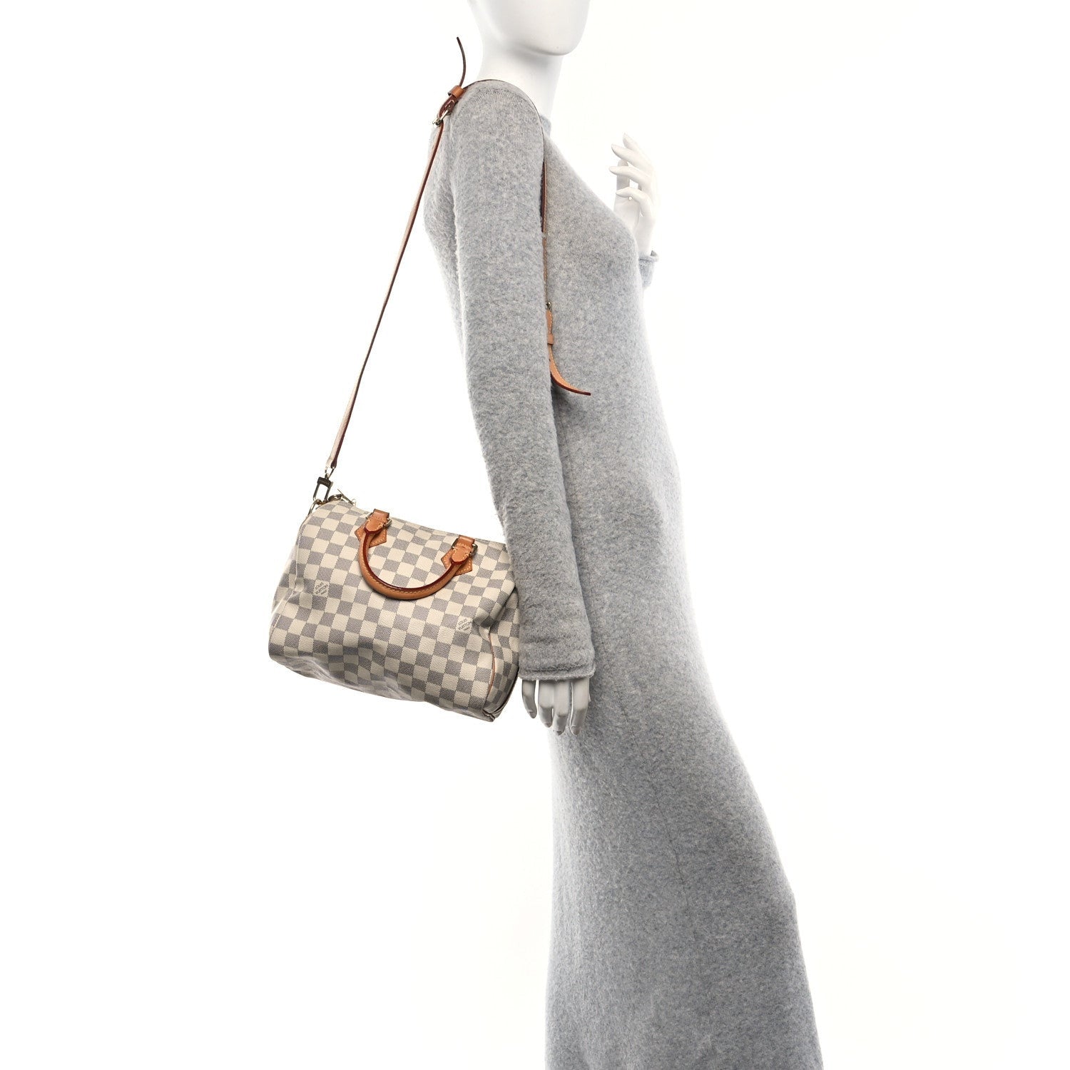 Louis Vuitton Damier Azur Speedy Bandouliere 25 2 of 7