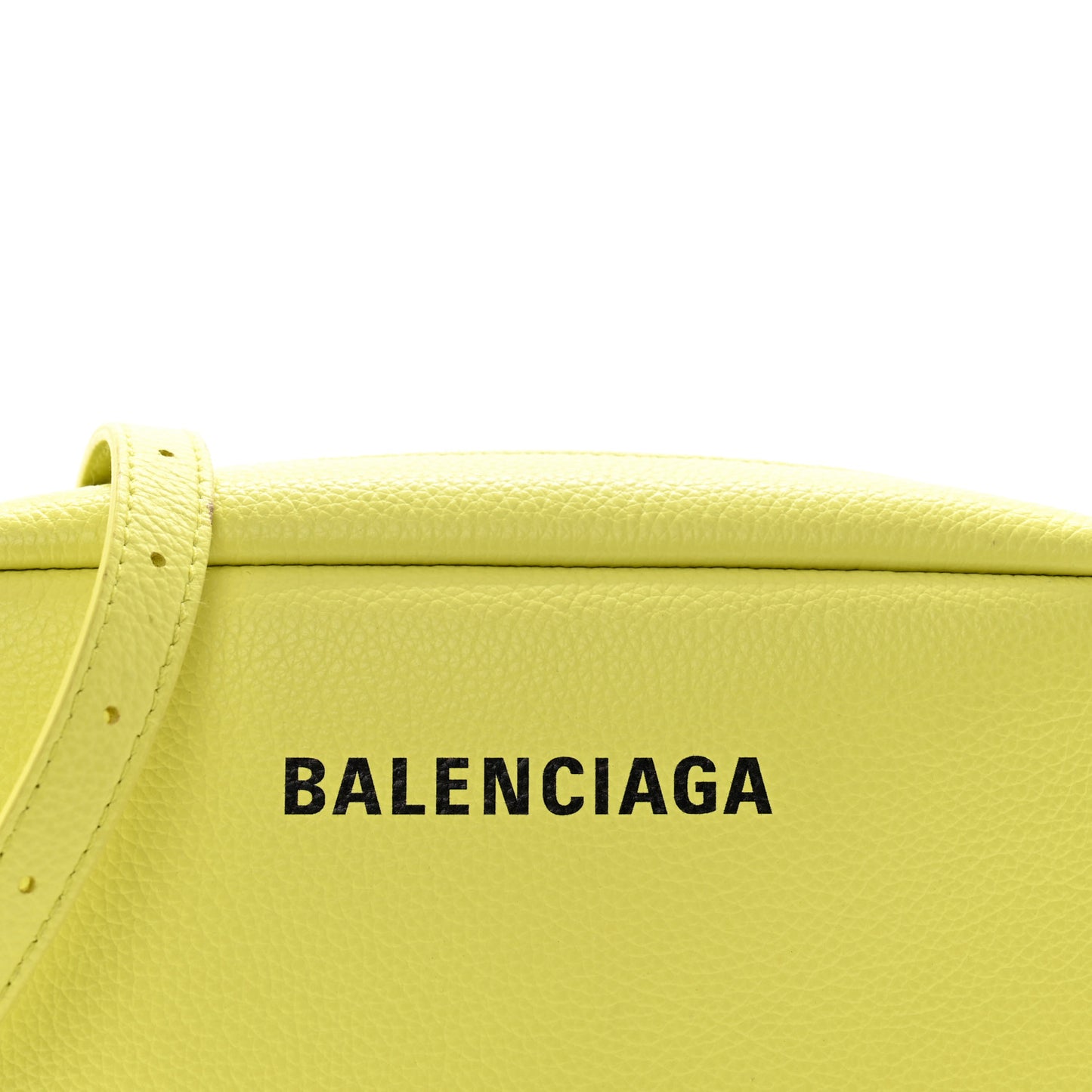 Calfskin Logo M Everyday Camera Bag Lime