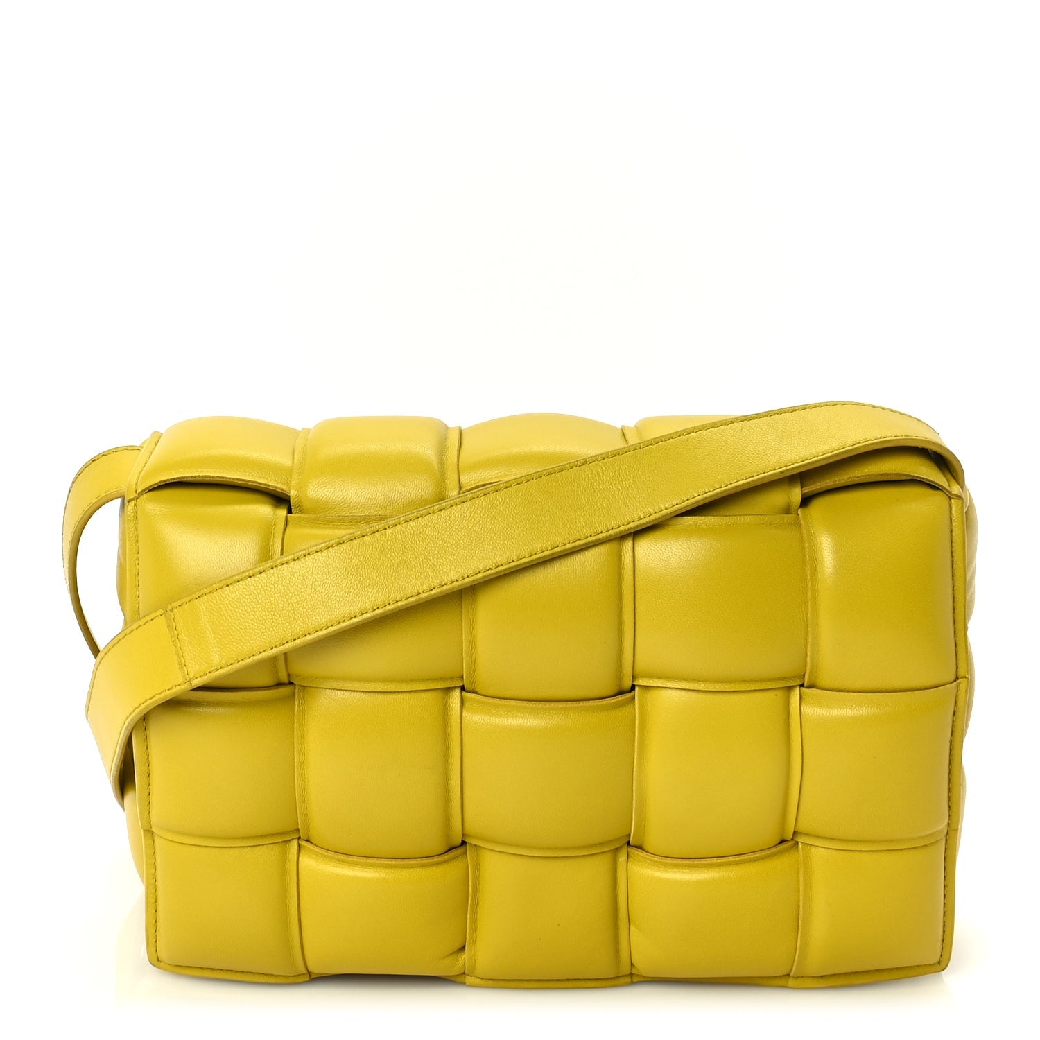 Bottega Veneta Nappa Maxi Intreccio Padded Cassette Crossbody Bag  Buttercup 1 of 8