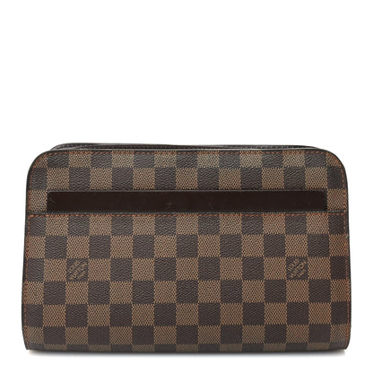 Louis Vuitton Damier Ebene Pochette Saint Louis Clutch 1 of 9