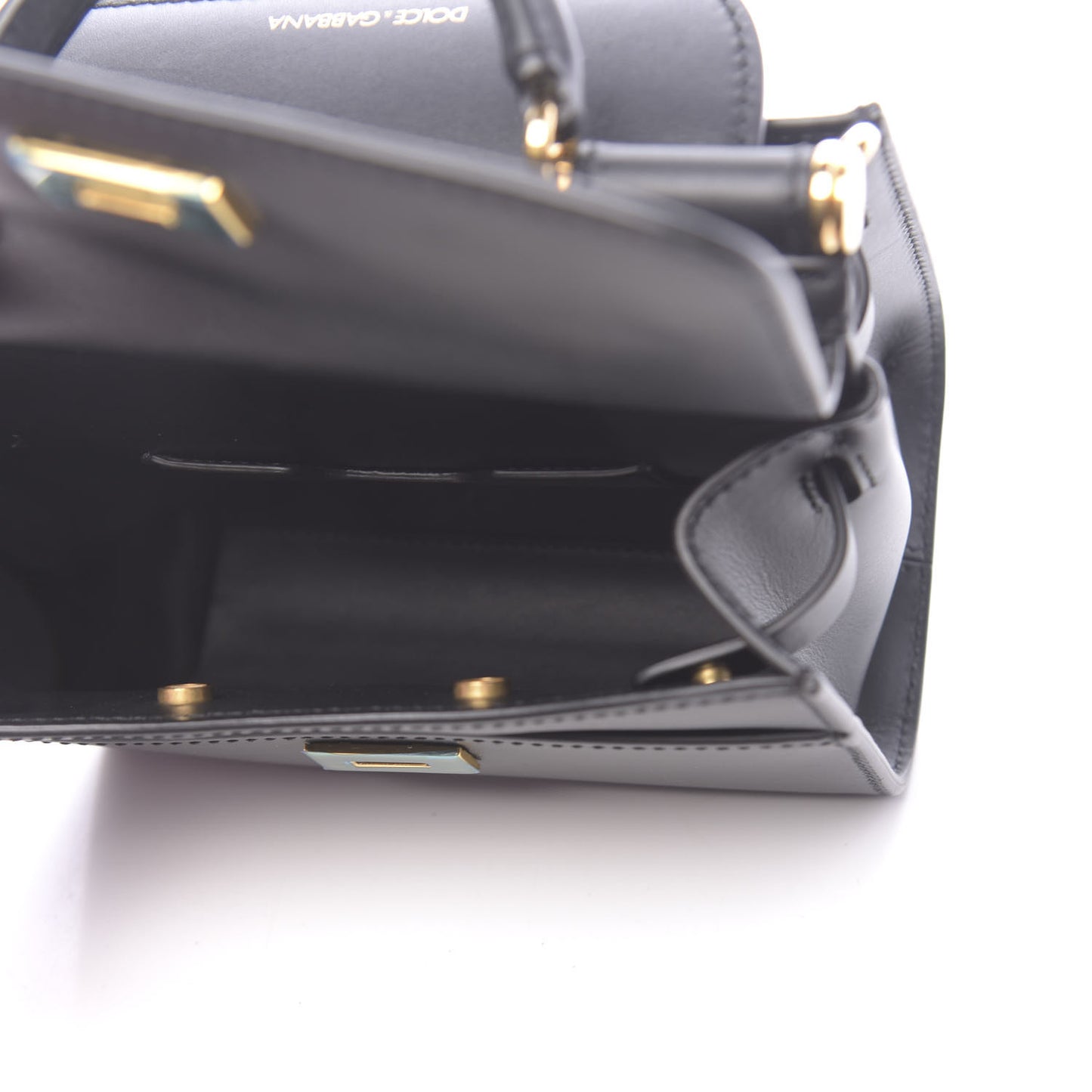 Calfskin Mini Sicily 58 Bag Black