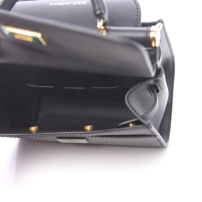 Dolce & Gabbana Calfskin Mini Sicily 58 Bag Black 6 of 12