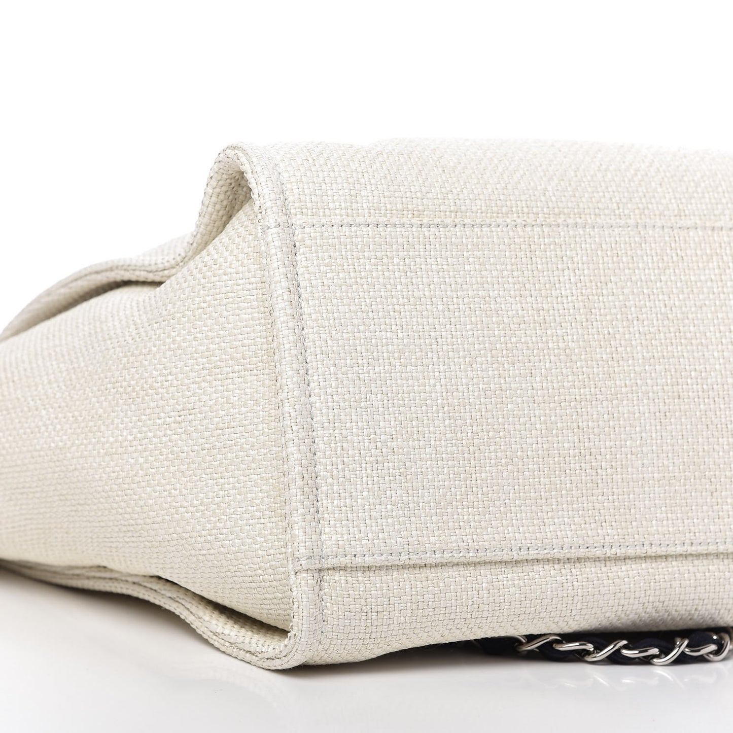 Canvas Medium Deauville Tote White