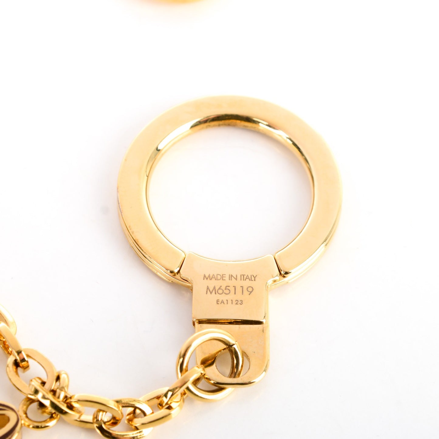 Monogram Iconic Speedy Bag Charm Chain Gold