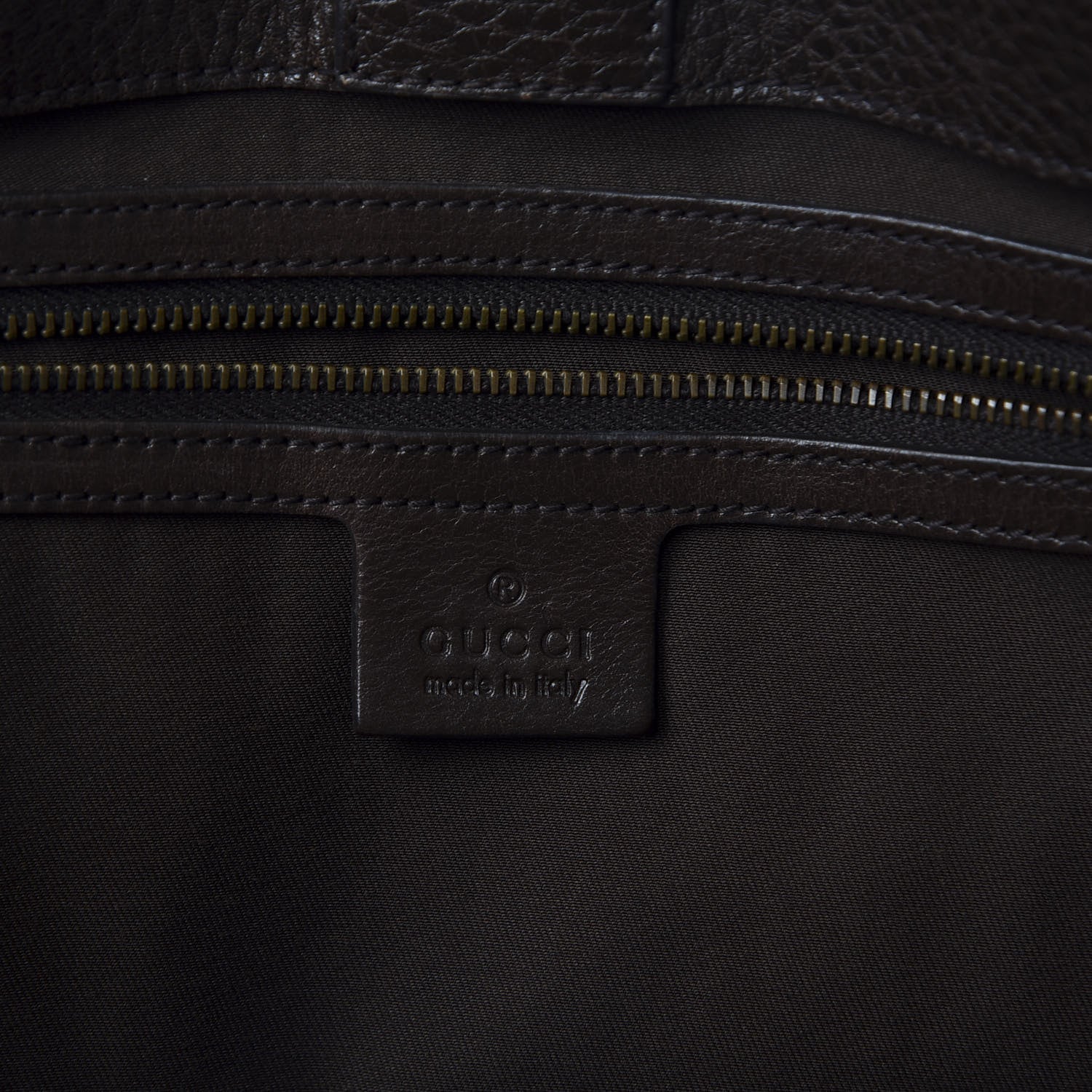 Gucci Monogram Medium Interlocking Icon Tote Dark Brown 8 of 9