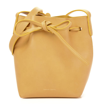 Mansur Gavriel Calfskin Mini Bucket Bag Sun 1 of 10
