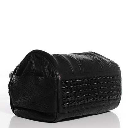 Alexander Wang Pebbled Lambskin Rocco Black Matte Black Hardware 4 of 9