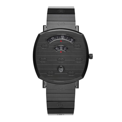 Gucci PVD Stainless Steel 38mm Grip Quartz Watch Black 1 of 5