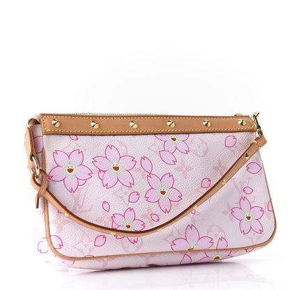 Louis Vuitton Monogram Cherry Blossom Pochette Accessories Pink 2 of 9