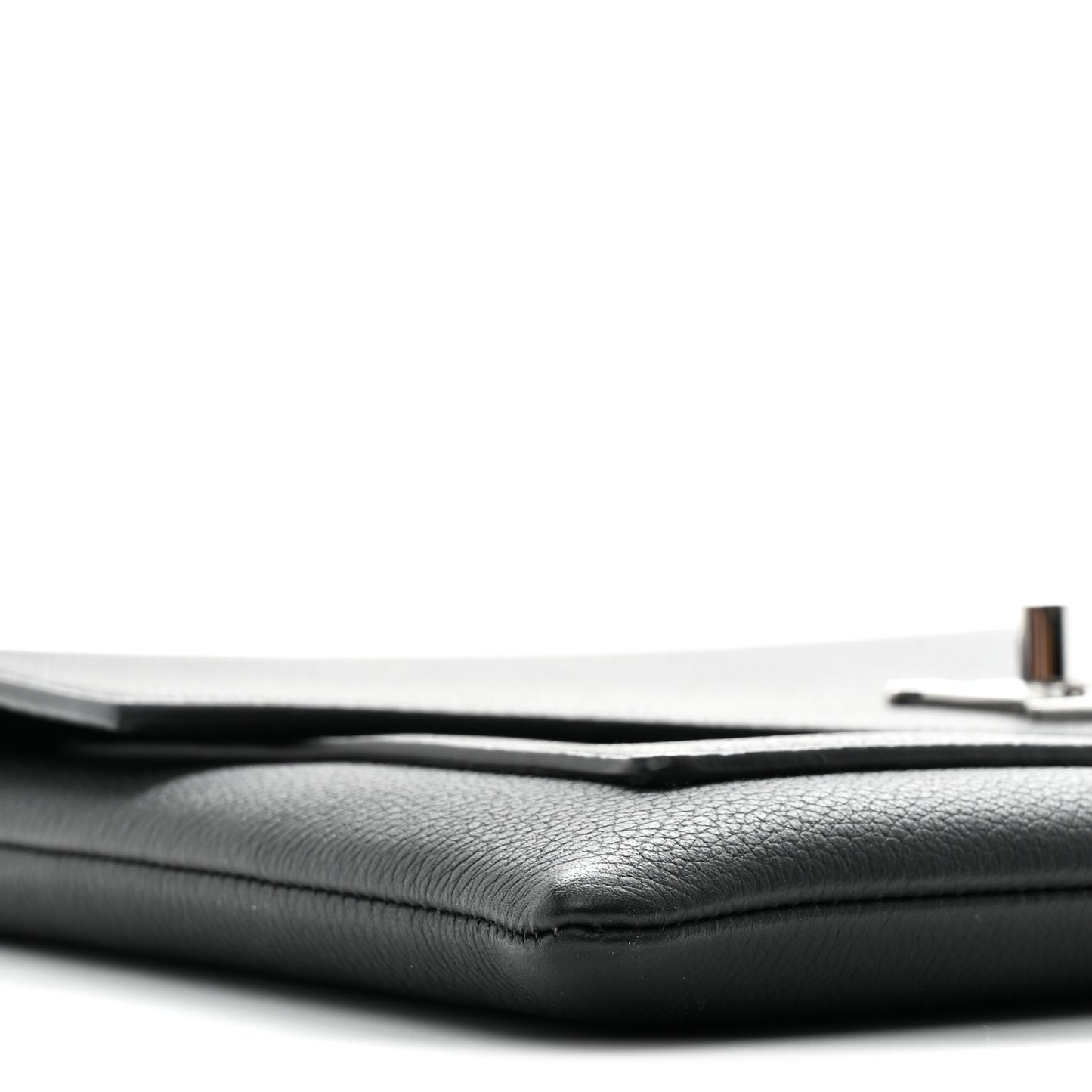 Soft Calfskin My Lockme Chain Pochette Black