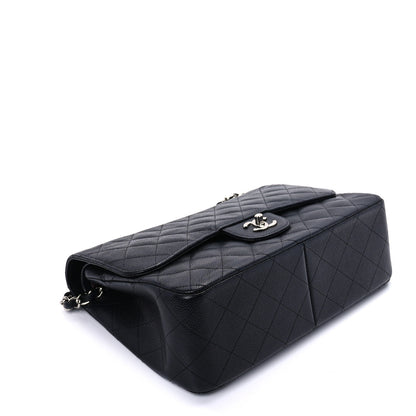 Chanel Caviar Quilted Jumbo Double Flap Black 8 of 8