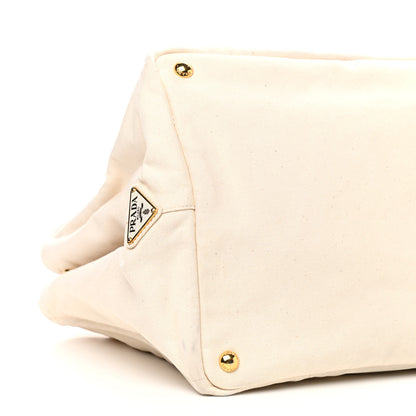 Prada Canapa Logo Tote Grezzo 11 of 12