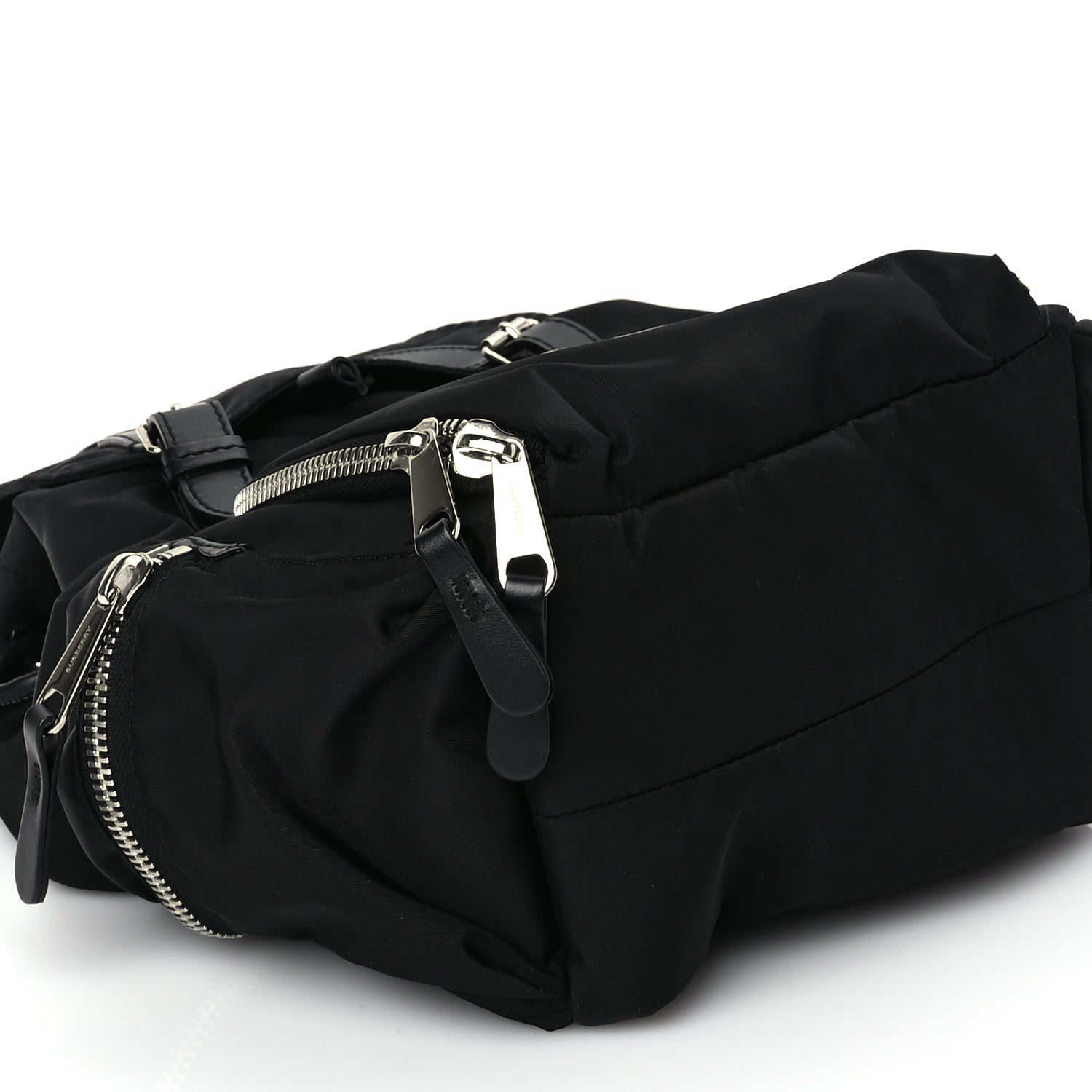 Burberry Nylon Logo Print Medium Rucksack Backpack Black 7 of 8