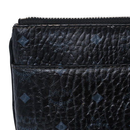 MCM Visetos Medium Crossbody Pouch Black 16 of 17
