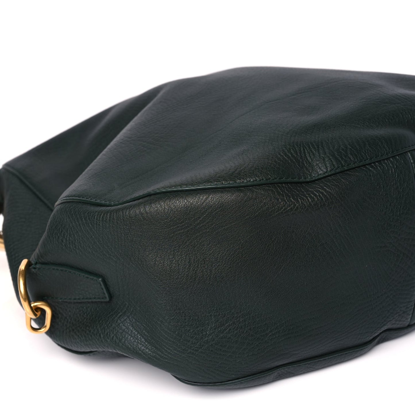 Grainy Calfskin Medium Knight Crossbody Bag Vine