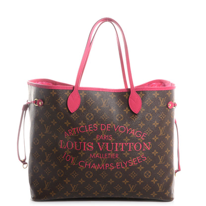 Louis Vuitton Monogram Articles de Voyage Ikat Neverfull GM Rose Indien 1 of 7