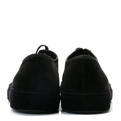 Chanel Velvet Womens CC Sneakers 41 Black 6 of 11