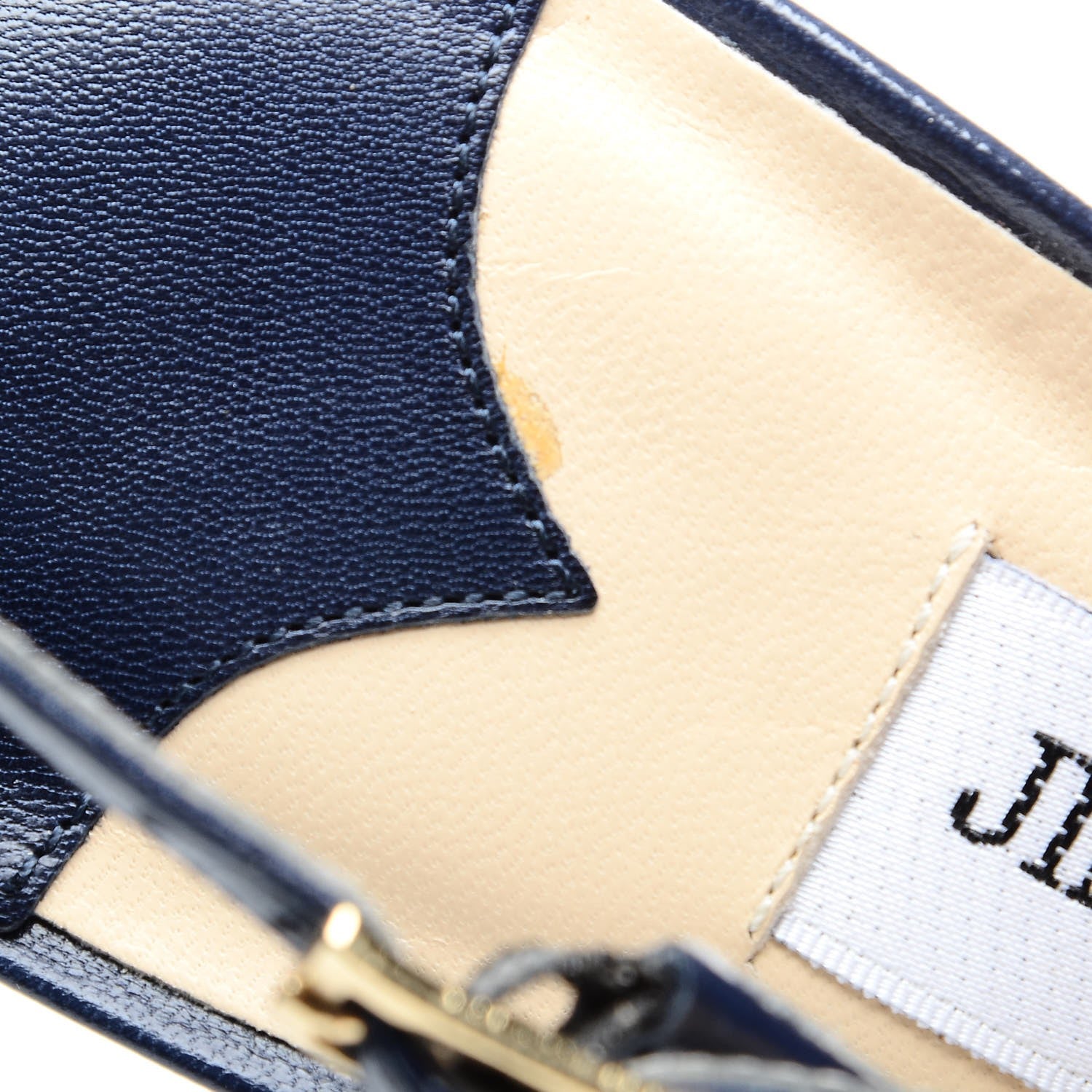 Jimmy Choo Kid Forever Slingback Pumps 38 Navy 11 of 11