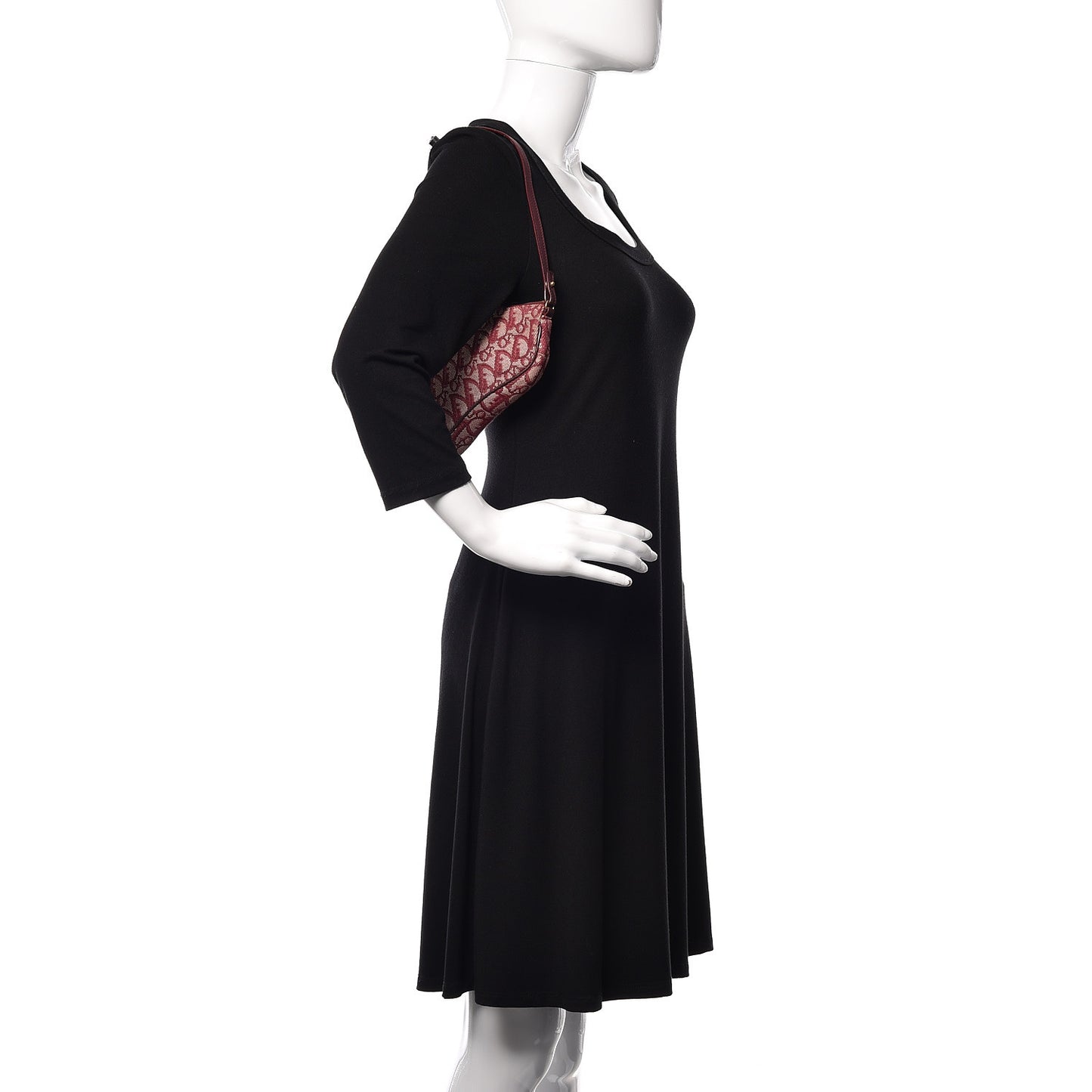 Monogram Mini Saddle Pochette Burgundy