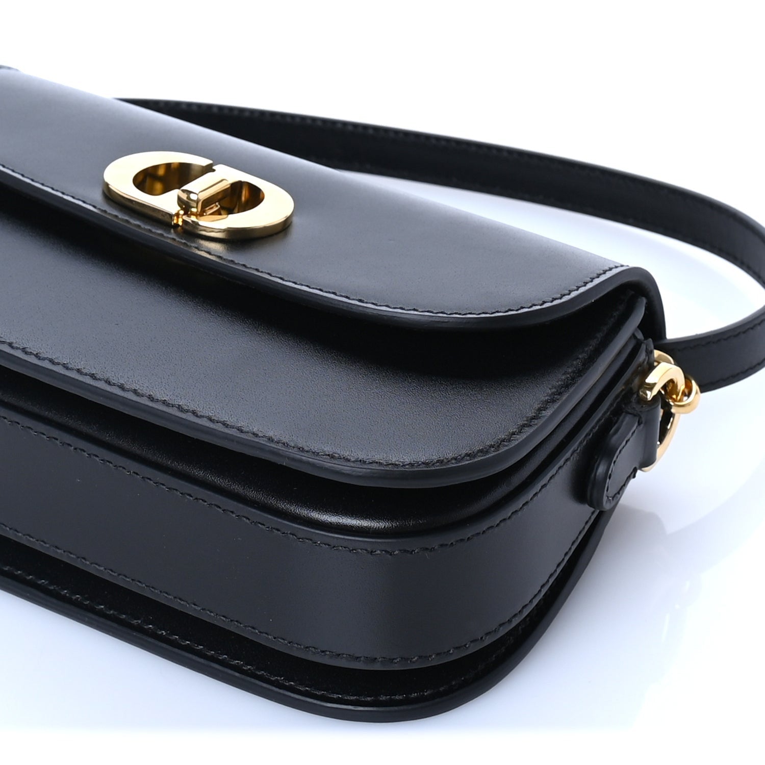 Christian Dior Box Calfskin 30 Montaigne Small Avenue Bag  Black 8 of 8