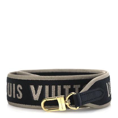 Louis Vuitton Jacquard Diane Shoulder Strap Black Ivory 1 of 4