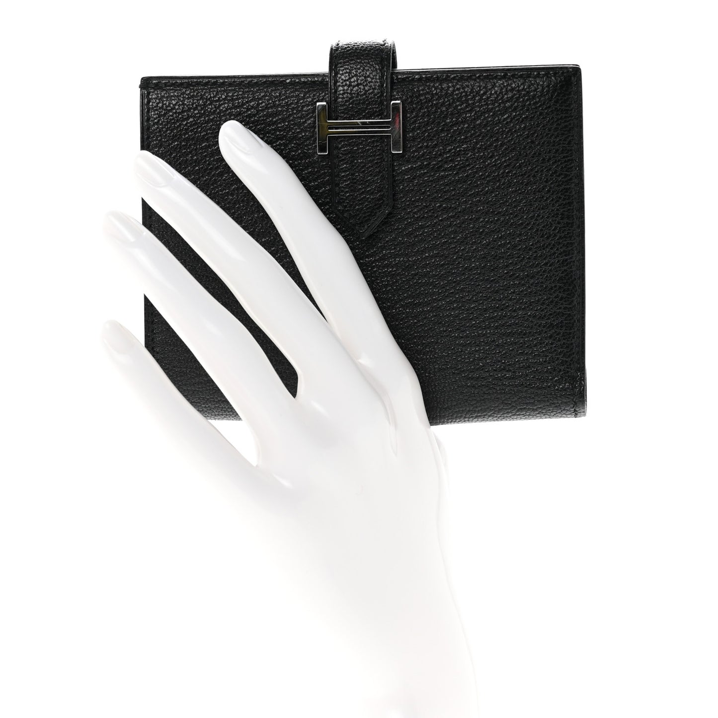 Chevre Mysore Bearn Compact Wallet Black